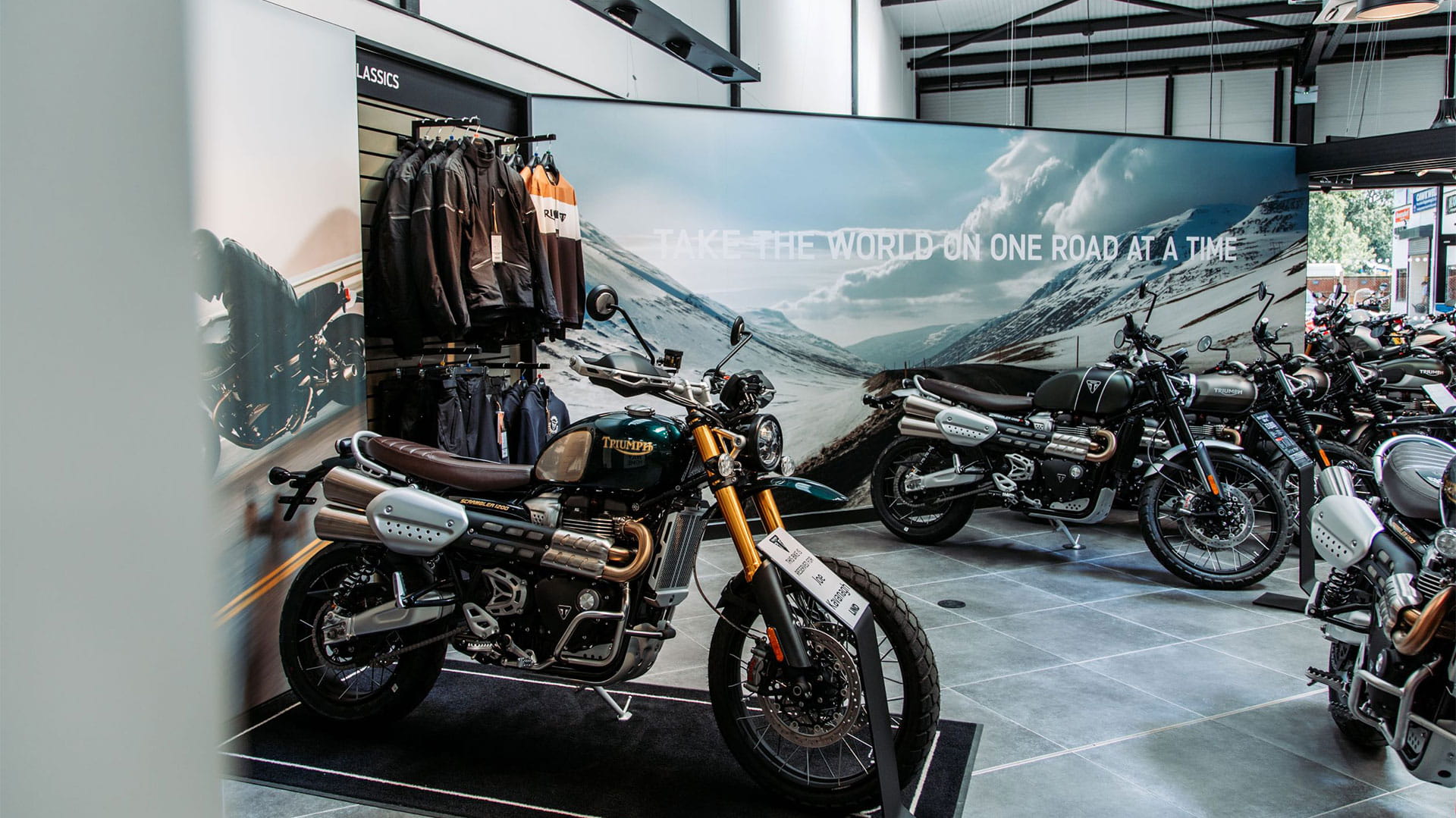 Triumph cheap motorcycle shop